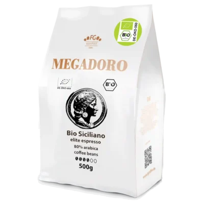 Megadoro Organic Siciliano Coffee Beans 500g