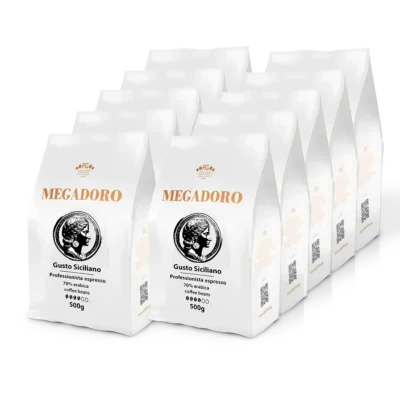 Megadoro PRO Gusto Siciliano coffee beans 10x500g