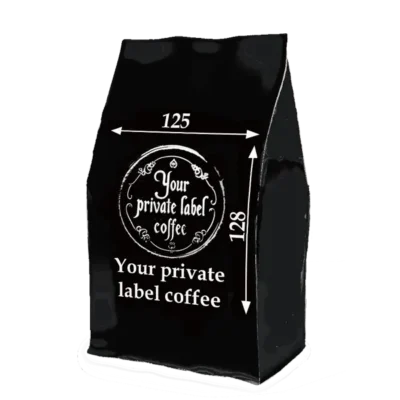 Private label, Schwarzenverpackung, Kaffeebohnen, 500g, 1000g – Bild 2