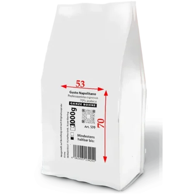 Private label, white packaging, coffee beans, 500g, 1000g, - Image 5