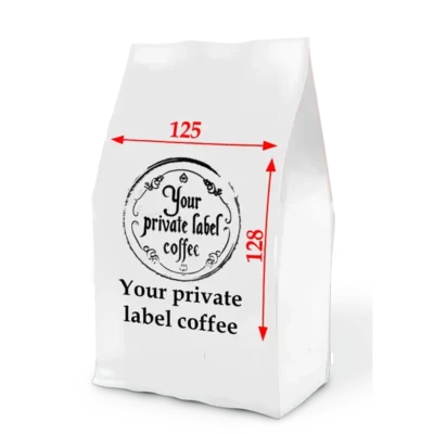 Private label, white packaging, coffee beans, 500g, 1000g, - Image 2