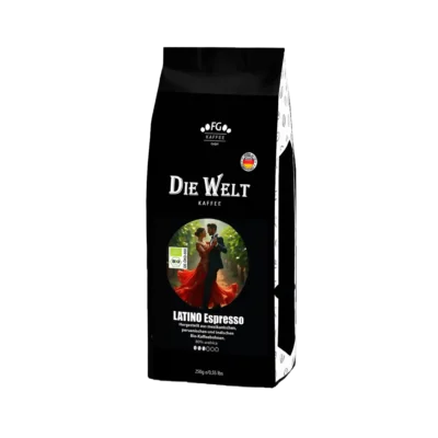 Die Welt Kaffee Bio Latino Espresso, Kaffeebohnen , 250g