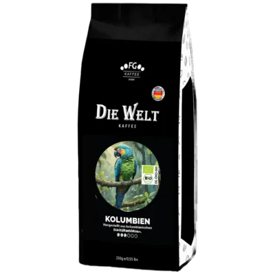 Die Welt BIO Colombian Excelso coffee beans, 250 g