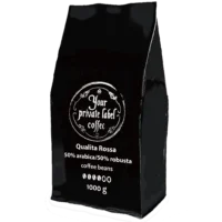 Private Label Qualita Rossa Coffee beans 25x1000g (25Kg)