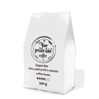 Private Label Super Bar Coffee Beans 50x500g (25Kg)